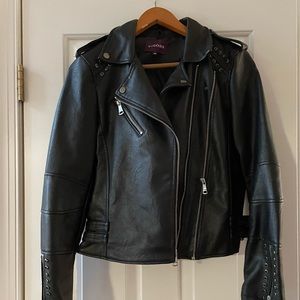Vigoss Studded Faux Leather Jacket